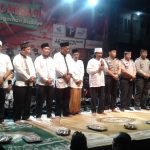 Cak Nun bersama Kapolresto kota Tangerang, Danramil danTokoh Masyarakat Sepatan kab. Tangerang.