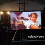 Konser amal peduli palestina penayangan film dokumenter di kota gaza