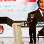 Prabowo dalam Debat Capres Keempat