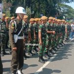 Ribuan personil TNI-POLRI dari tangerang kota untuk Kampanye Capres 01