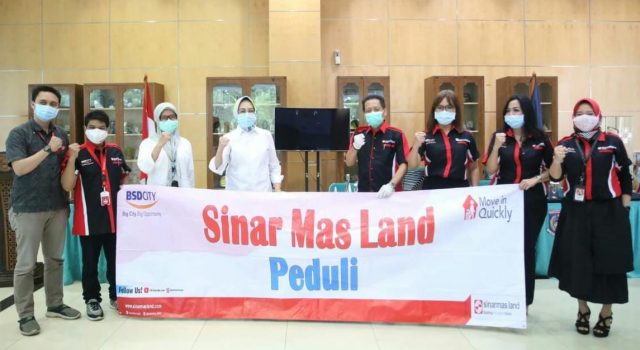 Sinar Mas Land sumbangkan 3000 Alat Rapid Tes ke Tangsel