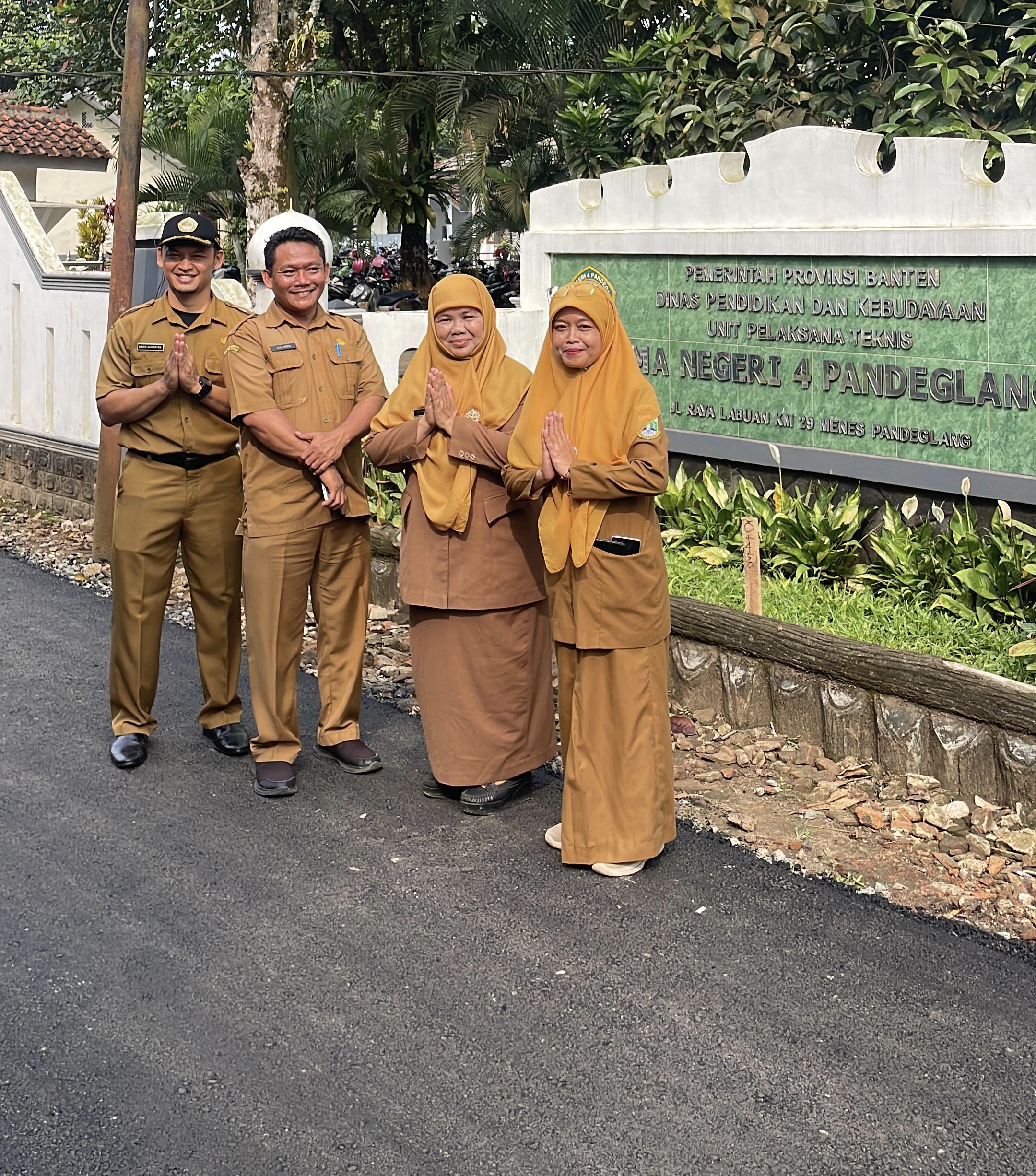 Jalan Cimedang-Cisaat Mulus, PJ Kades Ucapkan Terimakasih kepada Gubernur Banten