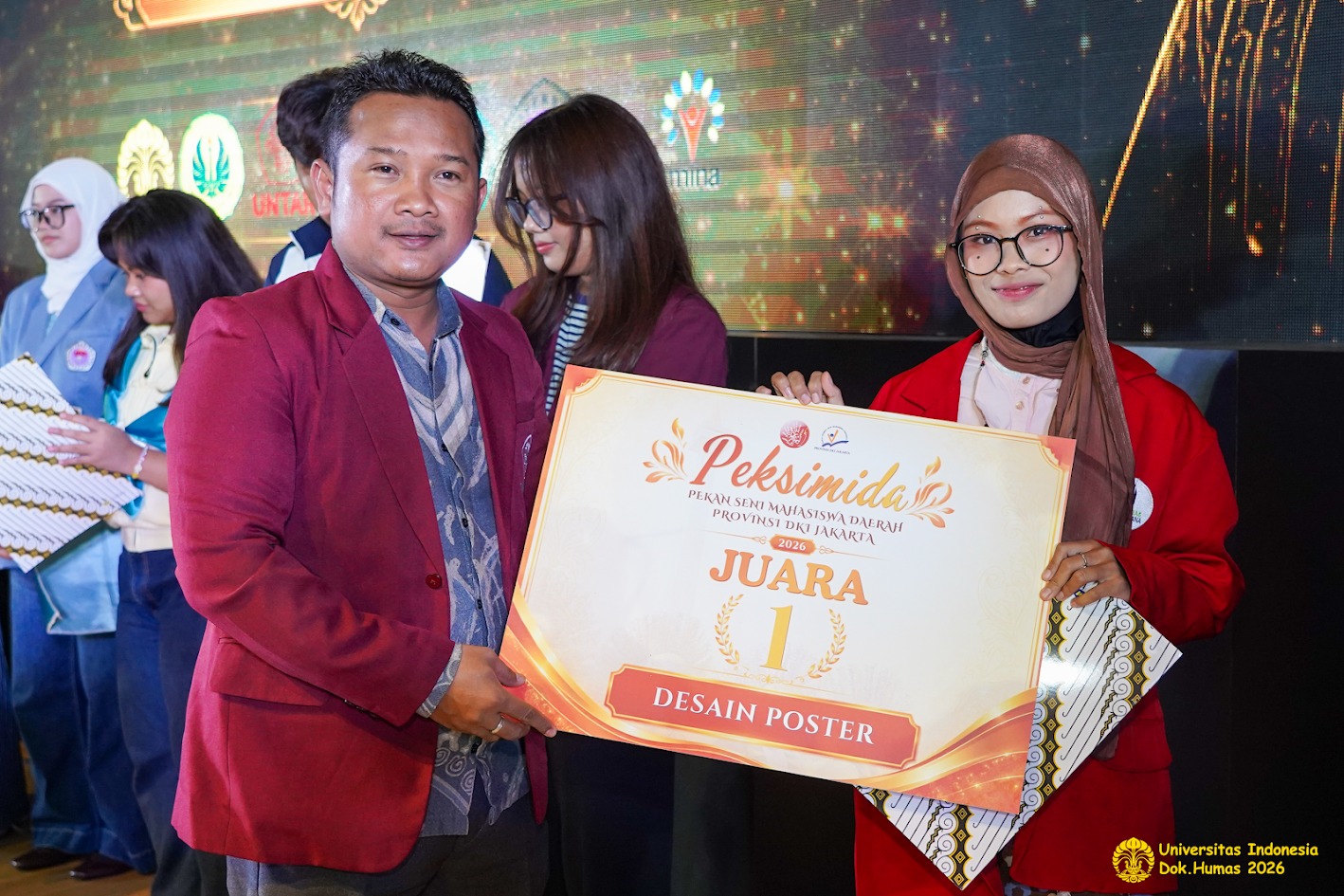 Mahasiswa DKV UMB Tunjukkan Daya Saing, Nia Ramadhani Juara Desain Poster Peksimida DKI 2026