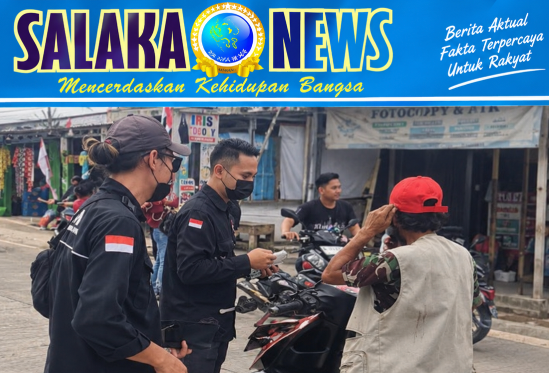 Cegah Dampak Erupsi Anak Krakatau, FKPM Mandalawangi Bagikan 2.000 Masker Gratis