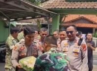 HUT TNI KE-81, POLSEK BANJAR SAMBANGI KORAMIL 0103 BANJAR, PERKUAT SINERGITAS TNI-POLRI